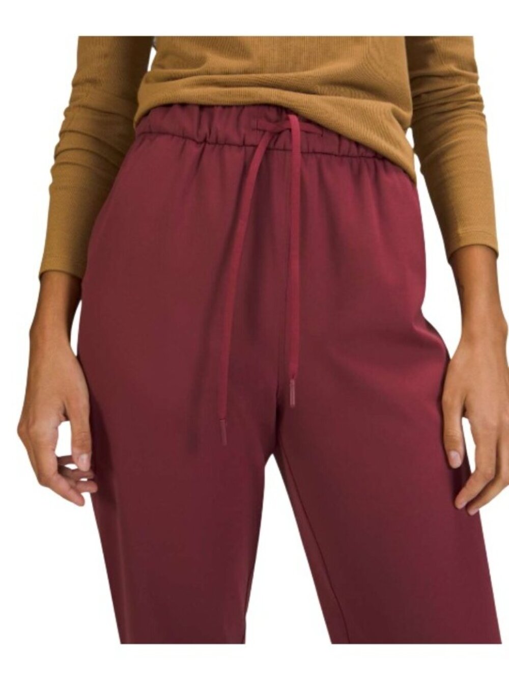 Lululemon Keep Moving High-Rise 7/8 Pant Size Women's Size 4 Mulled Wine Pull On - Picture 9 of 16